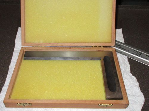 Tesa brown &amp; sharpe master beveled square din 875/00 inspection machinist 8x5&#034;~! for sale
