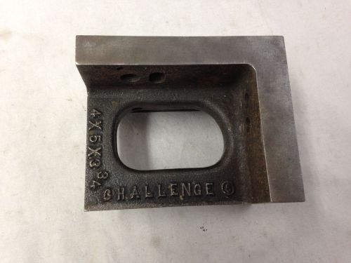 Challenge 4&#034; x 5&#034; x 3 3/4&#034; right angle plate square block for sale