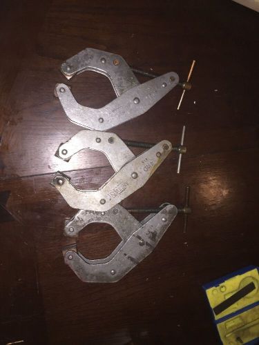 Three (3) KANT TWIST Clamps #415  4-1/2D ~ USA Made