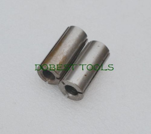 2pcs power collet chuck adapter for tools bits and cnc router parts 1/2&#034;to 1/4&#034;