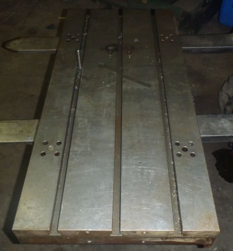 42&#034; x 20&#034; t slotted steel table cast iron coolant type layout fixture welding for sale