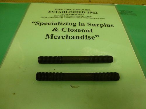 Studs for t-slot work 1/2-13 diameter x 4-1/2&#034; long double end new 2 pcs $1.50 for sale