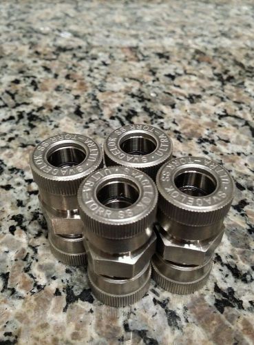 9 ultra-torr swagelok stainless steel fittings for sale