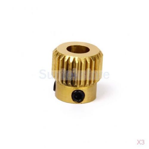 3 xgolden copper extruder nozzle gear 26 teeth for 3d printer makerbot mk8 for sale