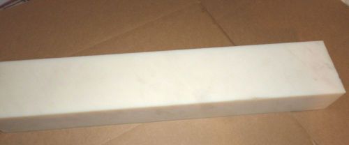 Cast nylon 6 bar stock 3&#034; x 4-3/8&#034; x 24&#034;