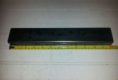STEEL RECTANGLE  TUBING 1 1/4&#034; x 2&#034; x  96&#034; LONG 12 GAUGE.105 WALL THICKNESS
