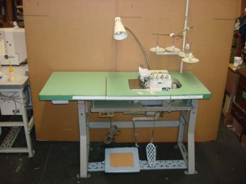 Brother ef4-v51-25-5 industrial 3,4 thread w/ merrow overlock sewing machine3741 for sale