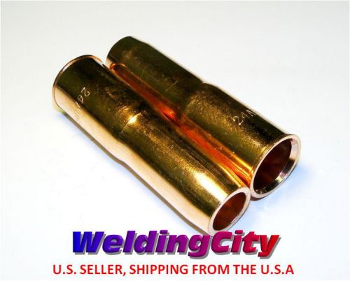 2 heavy duty nozzles 24ah-50 24ah-62 24ah-75 tweco lincoln 3/400a mig guns for sale