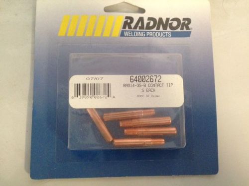 Radnor® rad1435b model 14-35 .035&#034; 14 series standard duty contact tip for sale