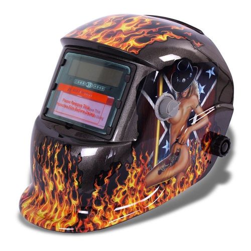 Pro arc tig mig certified mask auto darkening welding helmet+grinding hot girl for sale