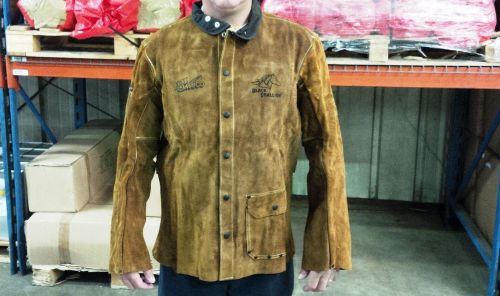 New revco black stallion welding / coat jacket 30wc 30&#034; cowhide   large for sale