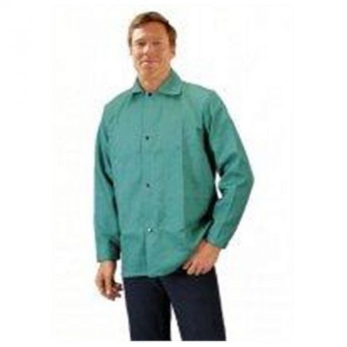 Tillman 6230WC 30&#034; 12 oz. Green Whipcord FR Cotton Welding Jacket, 4X-Large