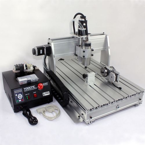 Upgrade 800w four axis cnc router 3040 cnc engraver milling engraving machine for sale