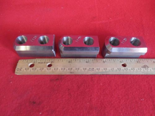 Set of 3 jaw chuck nuts jn-112-m for 12&#034; machinist toolmakers machine parts for sale