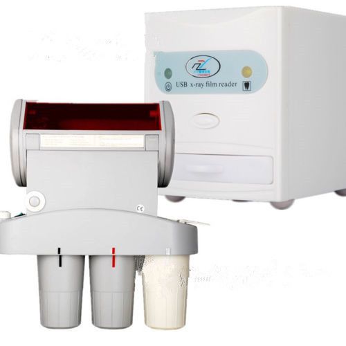 Dental X-ray Film Automatic Processor Developer + X-ray Film Scanner Reader