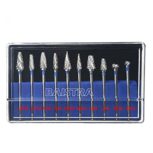 1 Kit Dental Tungsten Steel Carbide Drill for dental Handpiece