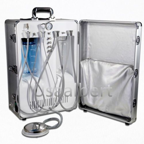 Dental delivery unit new Mobile carrying case portable Compressor Water tank
