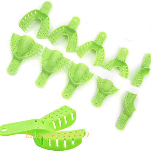 10pcs New Dental Impression Trays Autoclavable Dental Central Dental Supply A