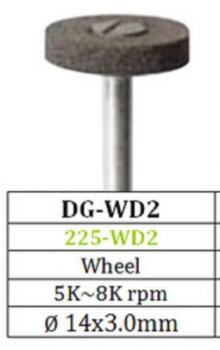 Diamond Grinder Wheel DG-W2 Coarse 14mm x 3mm for Ceramics Soft Alloys
