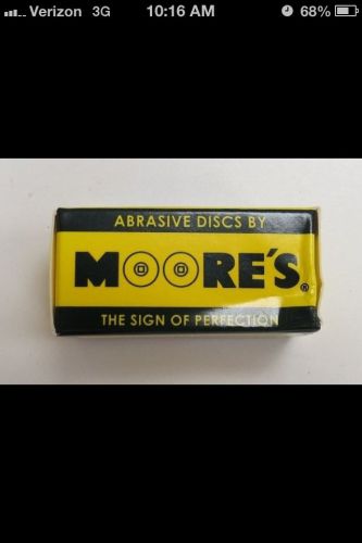 Moore&#039;s adalox aluminum oxide coarse 3/4 sanding disc box for sale