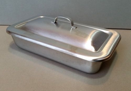 Vollrath Stainless Steel Instrument Tray With Cover 9&#034; x 5&#034; x 2&#034;