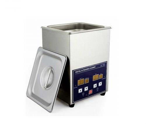 2L 80w industry digital Dental Jewelry stainless Ultrasonic Cleaner heater timer