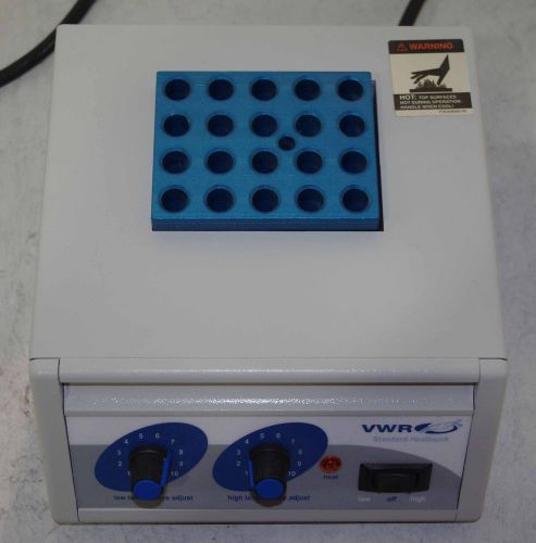 VWR Heatblock I 13259-030 w/ 286 Heating Block for 1.5mL Tubes ++ NICE ++