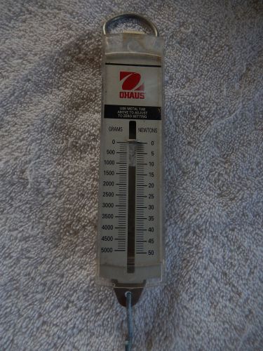 vintage  Ohaus Spring Scale Grams /newtons