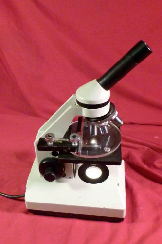 FISHER SCIENTIFIC MICROMASTER MONOCULAR  MICROSCOPE W OCULARS &amp; OBJECTIVES