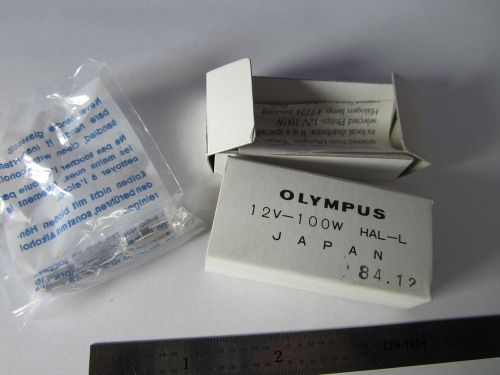 OPTICAL MICROSCOPE OLYMPUS JAPAN LAMP 12V 100W HAL-L OPTICS BIN#C3-99-08