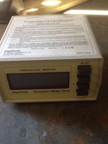 Physitemp Temperature monitor Thermalert Model TH-8 (L-1528)