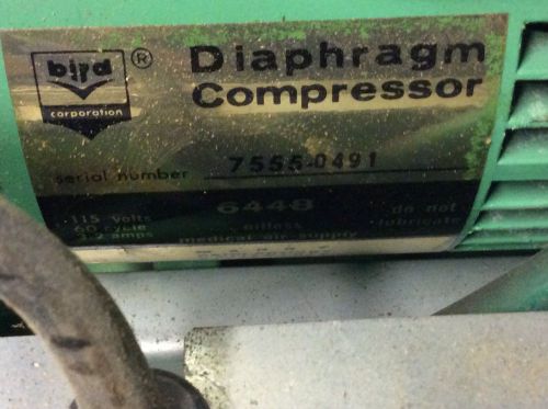 Vintage Bird Technology Diaphragm Compressor