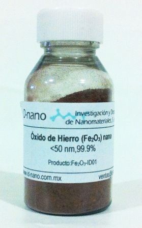 Fe2O3/FeOx  nano: Iron Oxide  &lt; 50 nm, 200g in a Plastic bottle