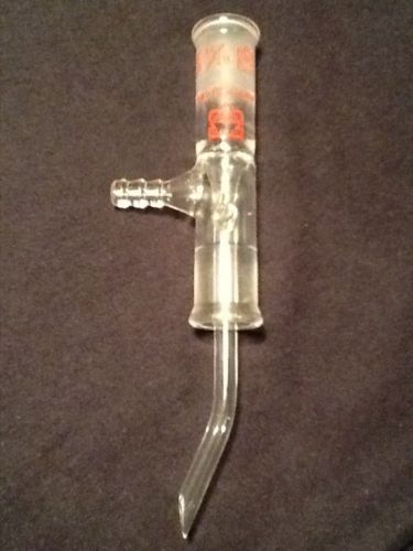 Kontes glass vacuum take off adapter suction receiver tube 14/20 for sale