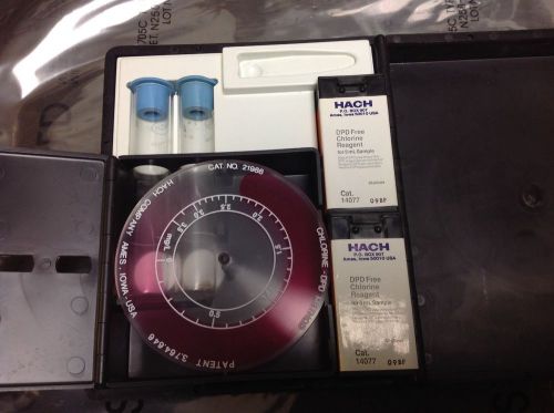 Hach chlorine dpd method test kit 21988 14077 color disk new nos $149 for sale