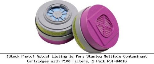 Stanley multiple contaminant cartridges with p100 filters, 2 pack rst-64016 for sale