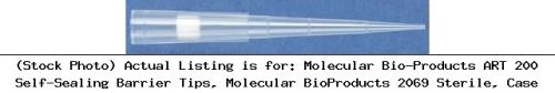 Molecular Bio-Products ART 200 Self-Sealing Barrier Tips, Molecular : 2069