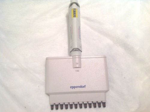 Eppendorf research series adjustable vol 12-channel pipette 10-100 ul for sale