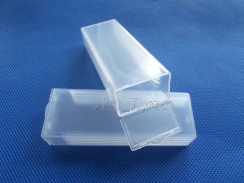 2pcs Microscope Slides Boxes Containers Cases Slice Boxes Mail Boxes
