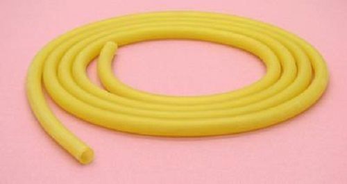50 feet 5/16 id x 1/8&#034;w x 9/16 od latex surgical rubber tubing amber heavy duty for sale