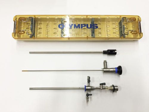 Autoclavable Olympus A4673A Rigid Hysteroscope with A4773 Continuous Flow Sheath