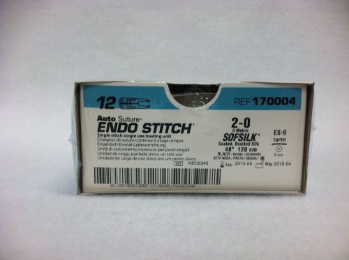 Covidien / autosuture ref# 170004 endo stitch 2-0 loading unit ( 12 per box) for sale