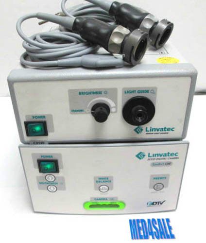 Linvatec Conmed IM3300 Camera w/(2) IM3330 Heads w/Coupler &amp; C3140 Light Source