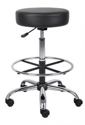 New black doctor dental medical exam stool office chair with footring for sale