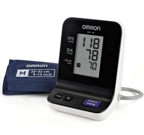 Upper arm clinical blood pressure monitor omron hbp-1100 @ martwave for sale