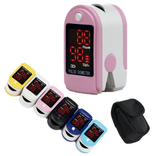 New Home Care Blood Oxygen Monitor SPO2 PR Contec CMS 50DL CE&amp;FDA Six colors