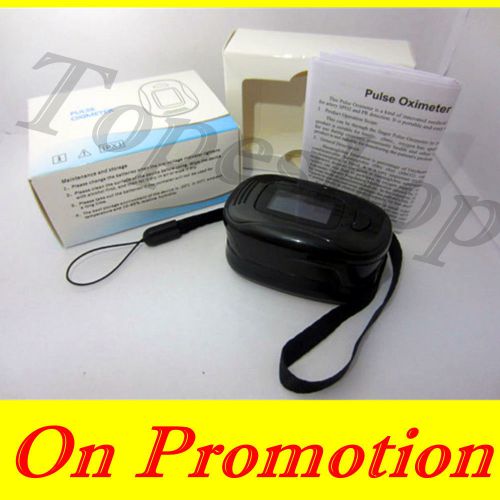 Ce no.1  fingertip pulse oximeter, blood oxygen, pr, spo2 monitor ***cool black for sale