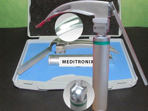 MCCOY FLEXI-TIP  FO ACRYLIC LED Laryngoscope SET- BLADE # 3, MEDIUM HANDLE