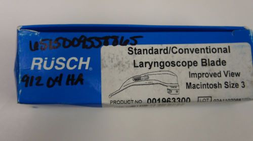 Rusch 001963300 Standard Laryngoscope Blade Macintosh Size 3