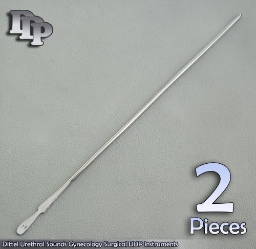 2 Pieces Of Dittel Urethral Sounds # 14 Fr Gynecology Surgical DDP Instruments